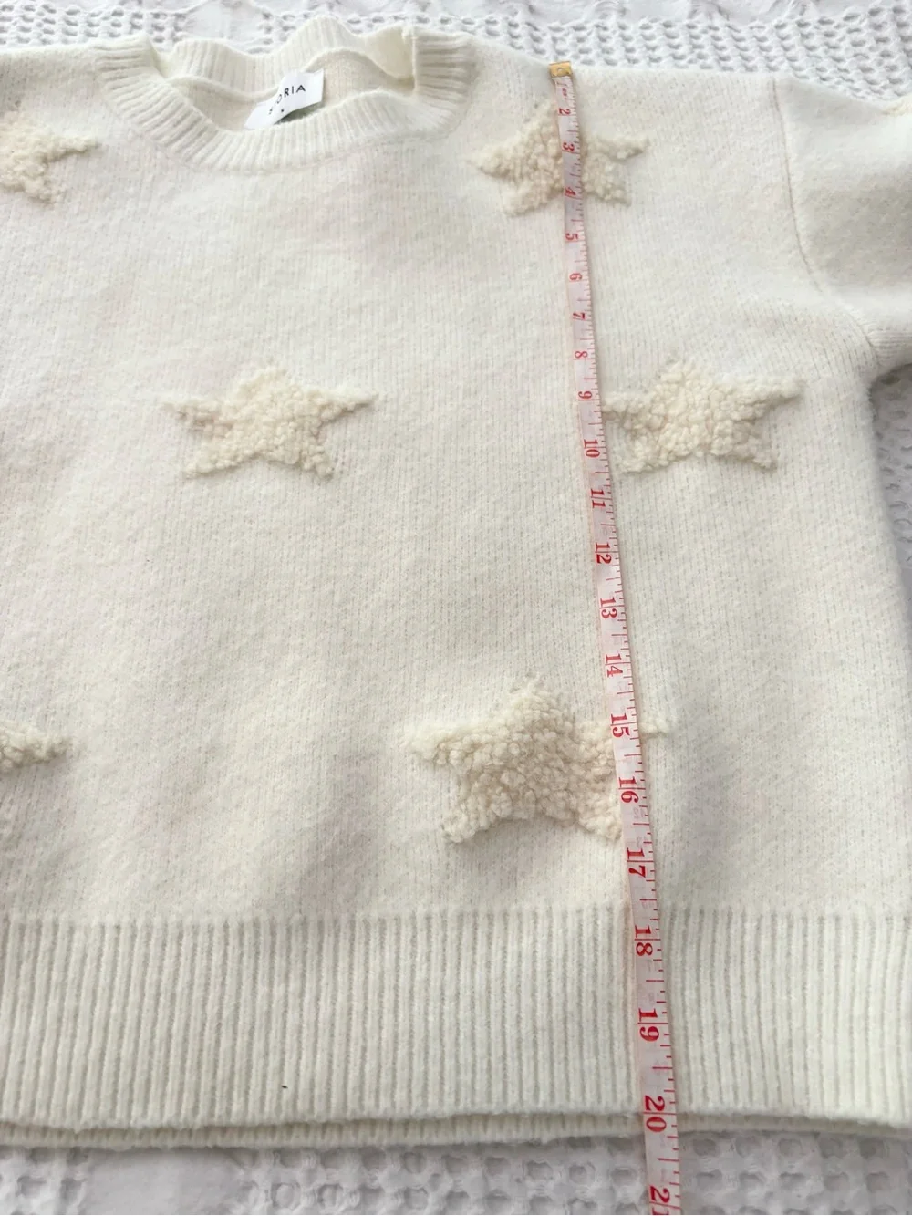 Storia Cream Star Sweater - Picture 6 of 7